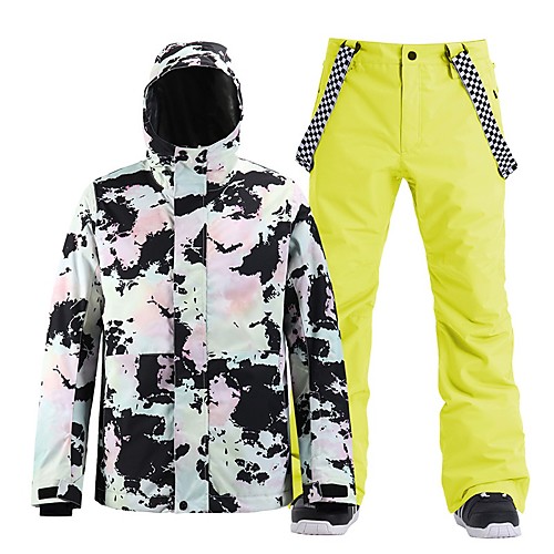Men's Ski Jacket with Pants Skiing Snowboarding Winter Sports Waterproof Windproof Warm 100% Polyester Clothing Suit Ski Wear
Men's Ski Jacket with Pants Skiing Snowboarding Winter Sports Waterproof Windproof Warm 100% Polyester Clothing Suit Ski Wear
