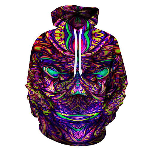 Men's T shirt 3D Print Graphic Print Long Sleeve Daily Tops Streetwear Exaggerated Purple
Men's T shirt 3D Print Graphic Print Long Sleeve Daily Tops Streetwear Exaggerated Purple