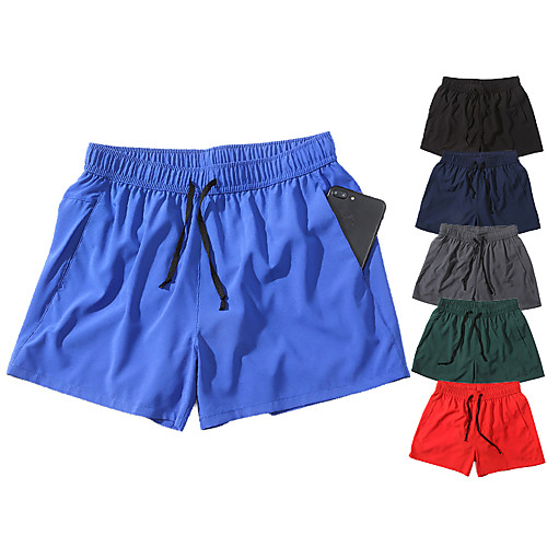 Men's Running Shorts Athleisure Bottoms Elastic Waistband Drawstring with Side Pocket Fitness Gym Workout Running Jogging Training Breathable Quick Dry Soft Sport Solid Colored Black Blue Red Dark
Men's Running Shorts Athleisure Bottoms Elastic Waistband Drawstring with Side Pocket Fitness Gym Workout Running Jogging Training Breathable Quick Dry Soft Sport Solid Colored Black Blue Red Dark