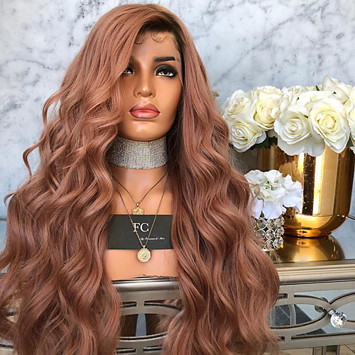 Synthetic Wig Wavy Asymmetrical Wig Long Light Brown Synthetic Hair 26 inch Women's Fashionable Design Party Natural Hairline Silver
Synthetic Wig Wavy Asymmetrical Wig Long Light Brown Synthetic Hair 26 inch Women's Fashionable Design Party Natural Hairline Silver