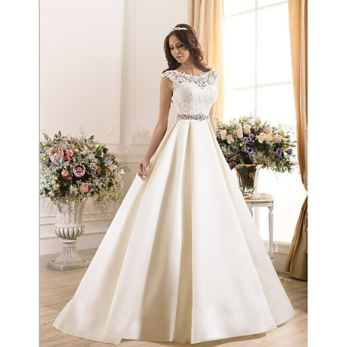 A-Line Wedding Dresses Bateau Neck Court Train Lace Chiffon Over Satin Regular Straps Vintage Backless with Lace 2021
A-Line Wedding Dresses Bateau Neck Court Train Lace Chiffon Over Satin Regular Straps Vintage Backless with Lace 2021