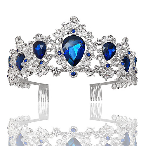 Crystal / Alloy Tiaras with Crystal / Rhinestone 1 Piece Wedding / Special Occasion Headpiece
Crystal / Alloy Tiaras with Crystal / Rhinestone 1 Piece Wedding / Special Occasion Headpiece