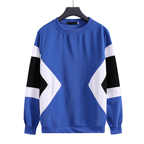 Men's Pullover Sweatshirt Color Block Round Neck Daily Going out non-printing Casual Hoodies Sweatshirts Long Sleeve White Black Blue
Men's Pullover Sweatshirt Color Block Round Neck Daily Going out non-printing Casual Hoodies Sweatshirts Long Sleeve White Black Blue