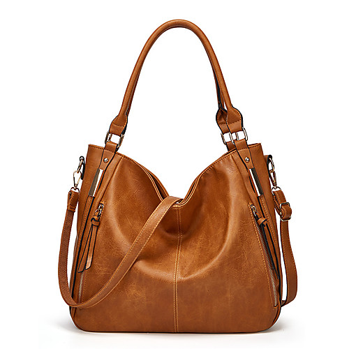Women's Bags PU Leather Top Handle Bag Zipper Daily Date Tote Handbags Black Yellow Dark Gray Brown
Women's Bags PU Leather Top Handle Bag Zipper Daily Date Tote Handbags Black Yellow Dark Gray Brown
