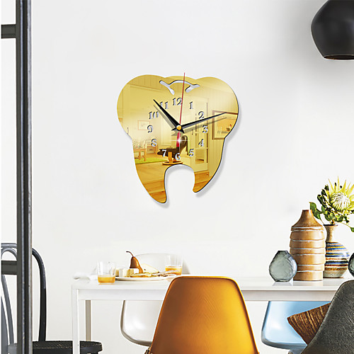 Creative Dental Wall Clock Dental Decoration Wall Clock 3D Acrylic Creative Mirror Wall Sticker Clock Quartz Clock 25cm26.5cm
Creative Dental Wall Clock Dental Decoration Wall Clock 3D Acrylic Creative Mirror Wall Sticker Clock Quartz Clock 25cm26.5cm