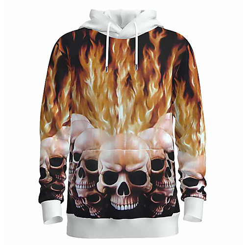 Men's Pullover Hoodie Sweatshirt Graphic 3D Skull Hooded Halloween Daily 3D Print Basic Hoodies Sweatshirts Long Sleeve Brown
Men's Pullover Hoodie Sweatshirt Graphic 3D Skull Hooded Halloween Daily 3D Print Basic Hoodies Sweatshirts Long Sleeve Brown