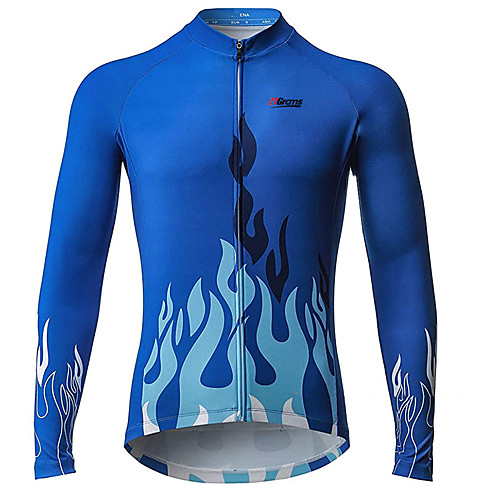 21Grams Men's Long Sleeve Cycling Jacket Blue Novelty Bike Jersey Top Mountain Bike MTB Road Bike Cycling UV Resistant Breathable Quick Dry Sports Clothing Apparel / Stretchy
21Grams Men's Long Sleeve Cycling Jacket Blue Novelty Bike Jersey Top Mountain Bike MTB Road Bike Cycling UV Resistant Breathable Quick Dry Sports Clothing Apparel / Stretchy