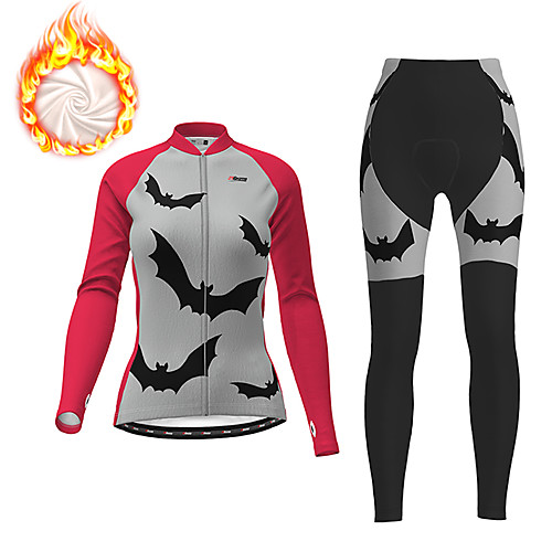 21Grams Women's Long Sleeve Cycling Jacket with Pants Winter Fleece Purple Fuchsia Patchwork Novelty Animal Bike Thermal Warm Fleece Lining Breathable Warm Quick Dry Sports Patchwork Mountain Bike
21Grams Women's Long Sleeve Cycling Jacket with Pants Winter Fleece Purple Fuchsia Patchwork Novelty Animal Bike Thermal Warm Fleece Lining Breathable Warm Quick Dry Sports Patchwork Mountain Bike