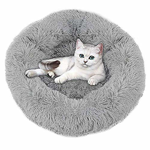fluffy pet bed- dog bed for small dogs with round donut shape, pet calming bed for dogs cats rabbit, warm& cozy& machine washable- grey
fluffy pet bed- dog bed for small dogs with round donut shape, pet calming bed for dogs cats rabbit, warm& cozy& machine washable- grey