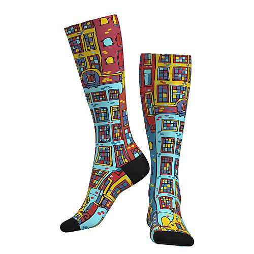 Compression Socks Long Socks Over the Calf Socks Athletic Sports Socks Cycling Socks Women's Men's Bike / Cycling Breathable Soft Comfortable 1 Pair Cartoon Graphic Cotton Sky Blue S M L / Stretchy
Compression Socks Long Socks Over the Calf Socks Athletic Sports Socks Cycling Socks Women's Men's Bike / Cycling Breathable Soft Comfortable 1 Pair Cartoon Graphic Cotton Sky Blue S M L / Stretchy
