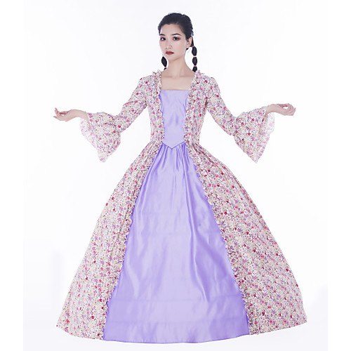 Maria Antonietta Retro Vintage Rococo 18th Century Vacation Dress Dress Masquerade Prom Dress Women's Satin Costume Purple Vintage Cosplay Party Prom Long Sleeve Floor Length Ball Gown Plus Size
Maria Antonietta Retro Vintage Rococo 18th Century Vacation Dress Dress Masquerade Prom Dress Women's Satin Costume Purple Vintage Cosplay Party Prom Long Sleeve Floor Length Ball Gown Plus Size