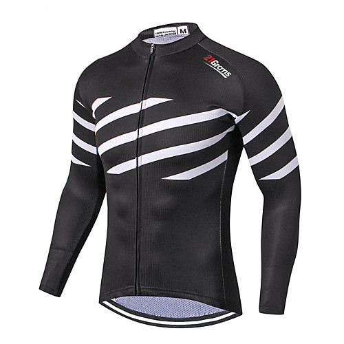 21Grams Men's Long Sleeve Cycling Jersey Winter Black Novelty Bike Jersey Top Mountain Bike MTB Road Bike Cycling UV Resistant Breathable Quick Dry Sports Clothing Apparel / Stretchy / Athleisure
21Grams Men's Long Sleeve Cycling Jersey Winter Black Novelty Bike Jersey Top Mountain Bike MTB Road Bike Cycling UV Resistant Breathable Quick Dry Sports Clothing Apparel / Stretchy / Athleisure
