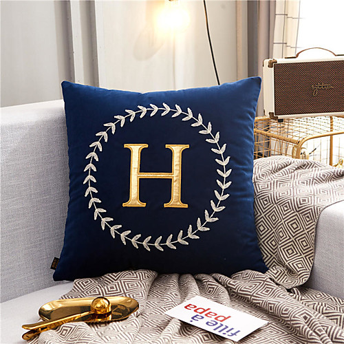1 Pc Super Soft Velvet Pillow Covers with Letter Embroidery Square Decorative Pillowcase for Bed Couch Sofa Bench Solid Color
1 Pc Super Soft Velvet Pillow Covers with Letter Embroidery Square Decorative Pillowcase for Bed Couch Sofa Bench Solid Color