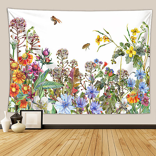 Wall Tapestry Art Deco Blanket Curtain Picnic Table Cloth Hanging Home Bedroom Living Room Dormitory Decoration Polyester Fiber Plant Series Modern Flower Color
Wall Tapestry Art Deco Blanket Curtain Picnic Table Cloth Hanging Home Bedroom Living Room Dormitory Decoration Polyester Fiber Plant Series Modern Flower Color