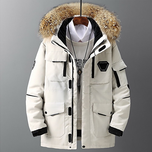 Men's Hoodie Jacket Hiking Down Jacket Outdoor Solid Color Thermal Warm Windproof Fleece Lining Breathable Winter Jacket Fishing Climbing Camping / Hiking / Caving White Black Red
Men's Hoodie Jacket Hiking Down Jacket Outdoor Solid Color Thermal Warm Windproof Fleece Lining Breathable Winter Jacket Fishing Climbing Camping / Hiking / Caving White Black Red