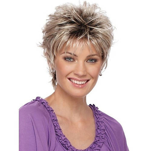 Synthetic Wig Bouncy Curl Loose Curl Pixie Cut Wig Short Light Blonde Synthetic Hair 6 inch Women's Classic Easy to Carry Cool Blonde
Synthetic Wig Bouncy Curl Loose Curl Pixie Cut Wig Short Light Blonde Synthetic Hair 6 inch Women's Classic Easy to Carry Cool Blonde