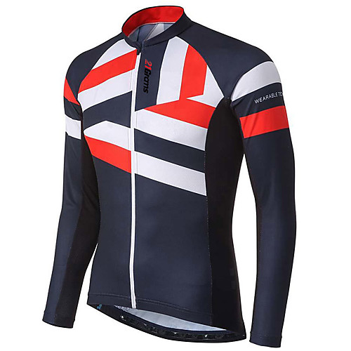 21Grams Men's Long Sleeve Cycling Jacket Dark Navy Novelty Bike Jersey Top Mountain Bike MTB Road Bike Cycling UV Resistant Breathable Quick Dry Sports Clothing Apparel / Stretchy
21Grams Men's Long Sleeve Cycling Jacket Dark Navy Novelty Bike Jersey Top Mountain Bike MTB Road Bike Cycling UV Resistant Breathable Quick Dry Sports Clothing Apparel / Stretchy
