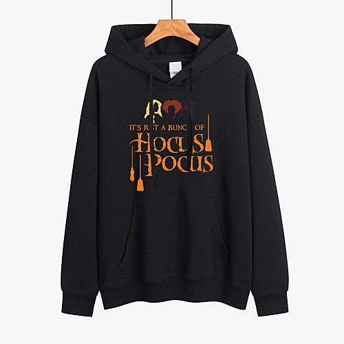 Women's Pullover Hoodie Sweatshirt Graphic Letter Halloween Other Prints Halloween Hoodies Sweatshirts Loose White Black Red
Women's Pullover Hoodie Sweatshirt Graphic Letter Halloween Other Prints Halloween Hoodies Sweatshirts Loose White Black Red
