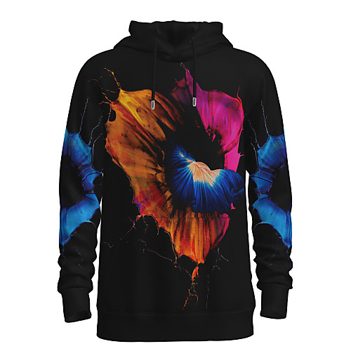 Men's Daily Pullover Hoodie Sweatshirt 3D Graphic Hooded Basic Hoodies Sweatshirts Long Sleeve Black
Men's Daily Pullover Hoodie Sweatshirt 3D Graphic Hooded Basic Hoodies Sweatshirts Long Sleeve Black