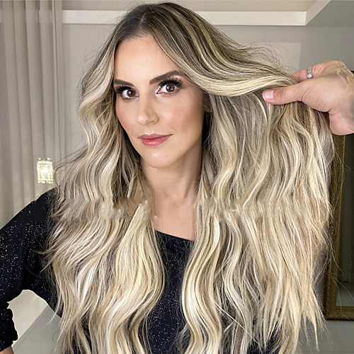 Synthetic Wig Body Wave Middle Part Wig Very Long Blonde Synthetic Hair 26 inch Women's Fashionable Design Exquisite Romantic Blonde
Synthetic Wig Body Wave Middle Part Wig Very Long Blonde Synthetic Hair 26 inch Women's Fashionable Design Exquisite Romantic Blonde