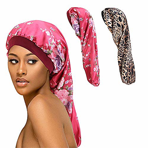 extra long satin bonnet sleep cap long bonnet for braids hair loose cap & #40;red flowers leopard& #41;
extra long satin bonnet sleep cap long bonnet for braids hair loose cap & #40;red flowers leopard& #41;