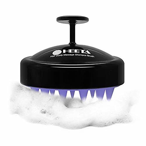hair scalp massager, heeta shampoo brush with soft silicone head massager (black)
hair scalp massager, heeta shampoo brush with soft silicone head massager (black)