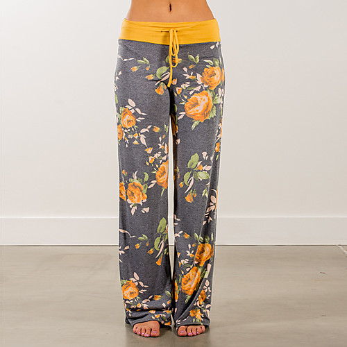 womens wide leg lounge pants comfy stretch floral print drawstring palazzo pants (yellow, medium)
womens wide leg lounge pants comfy stretch floral print drawstring palazzo pants (yellow, medium)