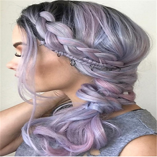 Synthetic Wig Curly Loose Curl Pixie Cut Wig Long Violet Pink Synthetic Hair 26 inch Women's Fashionable Design Soft Party Pink Purple
Synthetic Wig Curly Loose Curl Pixie Cut Wig Long Violet Pink Synthetic Hair 26 inch Women's Fashionable Design Soft Party Pink Purple