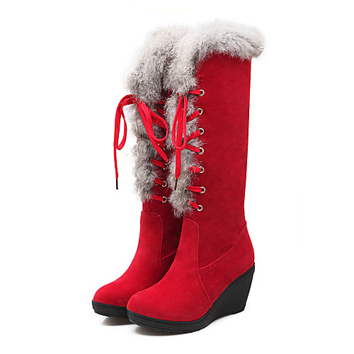 Women's Boots Wedge Heel Round Toe Knee High Boots Basic Casual Christmas Daily Walking Shoes PU Solid Colored Black / Red Black Yellow
Women's Boots Wedge Heel Round Toe Knee High Boots Basic Casual Christmas Daily Walking Shoes PU Solid Colored Black / Red Black Yellow