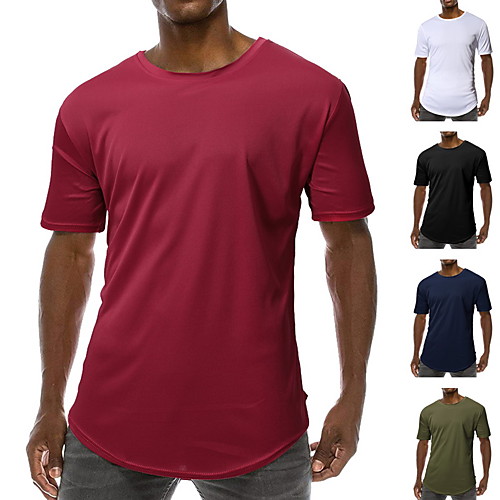 Men's Unisex T shirt non-printing Solid Colored Plus Size Short Sleeve Daily Tops Basic White Black Wine
Men's Unisex T shirt non-printing Solid Colored Plus Size Short Sleeve Daily Tops Basic White Black Wine