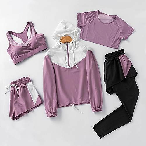 Women's 2 Piece Set Color Block Zipper Patchwork Crew Neck Spandex Solid Color Color Block Sport Athleisure Shorts Hoodie Pants T Shirt Clothing Suit Long Sleeve Lightweight Breathable Quick Dry
Women's 2 Piece Set Color Block Zipper Patchwork Crew Neck Spandex Solid Color Color Block Sport Athleisure Shorts Hoodie Pants T Shirt Clothing Suit Long Sleeve Lightweight Breathable Quick Dry