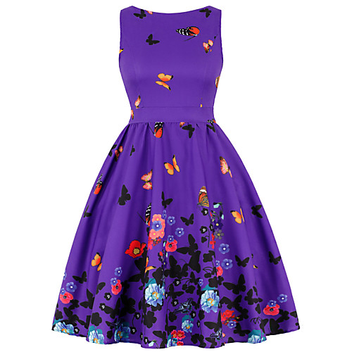Women's A Line Dress Knee Length Dress Blue Purple Red Wine Fuchsia Green Rainbow Beige Short Sleeve Floral Backless Bow Print Summer Round Neck Hot Vintage 2021 S M L XL XXL 3XL
Women's A Line Dress Knee Length Dress Blue Purple Red Wine Fuchsia Green Rainbow Beige Short Sleeve Floral Backless Bow Print Summer Round Neck Hot Vintage 2021 S M L XL XXL 3XL