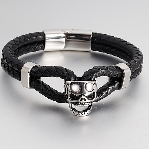 Personalized Customized Bracelet Titanium Steel Skull Daily 1pcs Black Coffee / Laser Engraving
Personalized Customized Bracelet Titanium Steel Skull Daily 1pcs Black Coffee / Laser Engraving