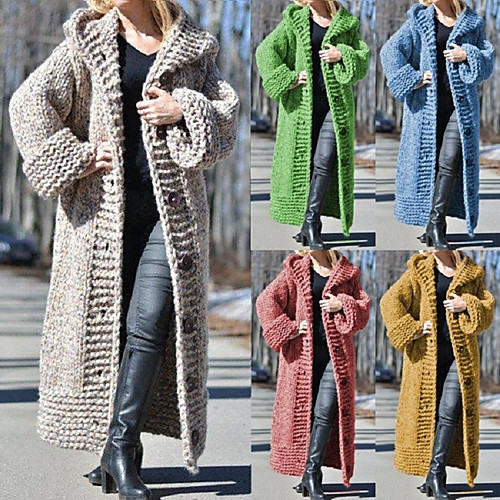 Women's Solid Colored Basic Fall & Winter Sweater Coat Long Daily Long Sleeve Acrylic Coat Tops Camel
Women's Solid Colored Basic Fall & Winter Sweater Coat Long Daily Long Sleeve Acrylic Coat Tops Camel