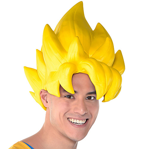 Cosplay Wig Saiyan Yellow Saiyan Straight Pixie Cut Wig Short Yellow Synthetic Hair Men's Anime Cosplay Exquisite Yellow
Cosplay Wig Saiyan Yellow Saiyan Straight Pixie Cut Wig Short Yellow Synthetic Hair Men's Anime Cosplay Exquisite Yellow