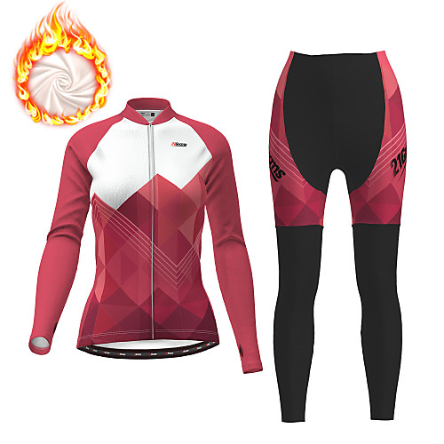 21Grams Women's Long Sleeve Cycling Jersey with Tights Winter Fleece Fuchsia Gradient Bike Thermal Warm Fleece Lining Breathable Warm Quick Dry Sports Gradient Mountain Bike MTB Road Bike Cycling
21Grams Women's Long Sleeve Cycling Jersey with Tights Winter Fleece Fuchsia Gradient Bike Thermal Warm Fleece Lining Breathable Warm Quick Dry Sports Gradient Mountain Bike MTB Road Bike Cycling