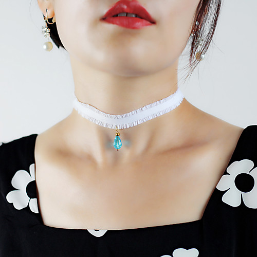 Choker Necklace Pendant Necklace Necklace Women's Transparent Synthetic Sapphire Blue Dainty Elegant Sweet Modern Cute Cute Lovely Wedding White 28 cm Necklace Jewelry 1pc for Wedding Street Daily
Choker Necklace Pendant Necklace Necklace Women's Transparent Synthetic Sapphire Blue Dainty Elegant Sweet Modern Cute Cute Lovely Wedding White 28 cm Necklace Jewelry 1pc for Wedding Street Daily
