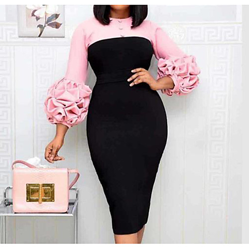 Women's Shift Dress Knee Length Dress Blue Red Yellow 3/4 Length Sleeve Solid Color Zipper Summer Round Neck Hot Casual Sexy 2021 M L XL XXL
Women's Shift Dress Knee Length Dress Blue Red Yellow 3/4 Length Sleeve Solid Color Zipper Summer Round Neck Hot Casual Sexy 2021 M L XL XXL