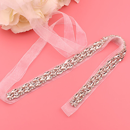 Satin / Tulle Wedding / Party / Evening Sash With Imitation Pearl / Belt / Appliques Women's Sashes
Satin / Tulle Wedding / Party / Evening Sash With Imitation Pearl / Belt / Appliques Women's Sashes