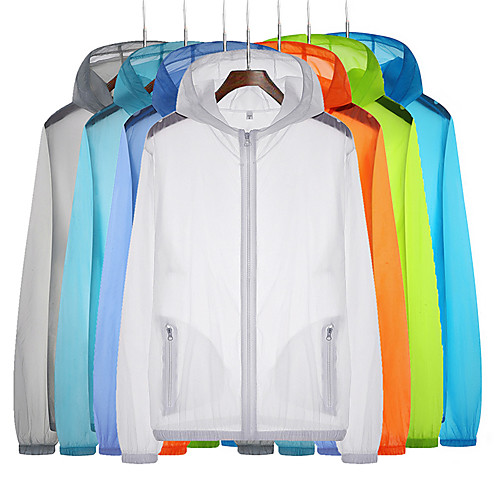 Women's Men's Long Sleeve Windbreaker Running Skin Jacket Full Zip Outerwear Coat Top Athletic Athleisure Summer Nylon Waterproof UV Sun Protection Quick Dry Fitness Gym Workout Running Jogging
Women's Men's Long Sleeve Windbreaker Running Skin Jacket Full Zip Outerwear Coat Top Athletic Athleisure Summer Nylon Waterproof UV Sun Protection Quick Dry Fitness Gym Workout Running Jogging