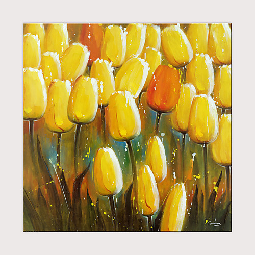 Oil Painting Hand Painted Square Abstract Floral / Botanical Modern Rolled Canvas (No Frame)
Oil Painting Hand Painted Square Abstract Floral / Botanical Modern Rolled Canvas (No Frame)