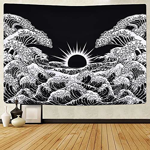 great wave kanagawa tapestry, wave tapestries with sunrise tapestry black and white waves tapestry wall hanging for room
great wave kanagawa tapestry, wave tapestries with sunrise tapestry black and white waves tapestry wall hanging for room