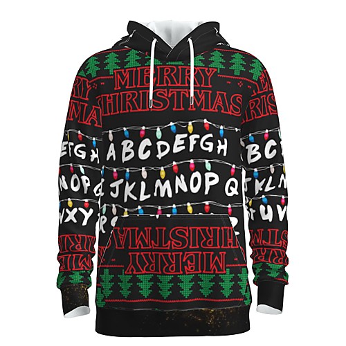 Men's Daily Pullover Hoodie Sweatshirt 3D Graphic Letter Hooded Basic Christmas Hoodies Sweatshirts Long Sleeve Black
Men's Daily Pullover Hoodie Sweatshirt 3D Graphic Letter Hooded Basic Christmas Hoodies Sweatshirts Long Sleeve Black