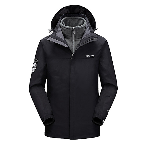Men's Hiking Jacket Hiking 3-in-1 Jackets Winter Outdoor Solid Color Windproof Fleece Lining Breathable Warm Winter Jacket Hunting Fishing Climbing White Black Red Dark Blue
Men's Hiking Jacket Hiking 3-in-1 Jackets Winter Outdoor Solid Color Windproof Fleece Lining Breathable Warm Winter Jacket Hunting Fishing Climbing White Black Red Dark Blue