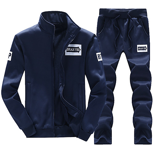 Men's 2 Piece Full Zip Tracksuit Sweatsuit Casual Athleisure 2pcs Long Sleeve Thermal Warm Breathable Soft Running Jogging Sportswear Plus Size Sweatshirt White Black Grey Dark Blue Activewear
Men's 2 Piece Full Zip Tracksuit Sweatsuit Casual Athleisure 2pcs Long Sleeve Thermal Warm Breathable Soft Running Jogging Sportswear Plus Size Sweatshirt White Black Grey Dark Blue Activewear