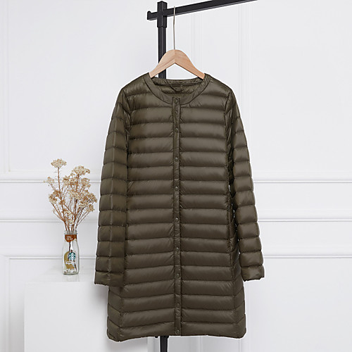 Women's Down Parka Solid Colored Nylon Black / Army Green / Khaki L / XL / XXL
Women's Down Parka Solid Colored Nylon Black / Army Green / Khaki L / XL / XXL