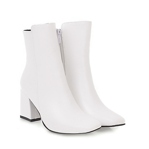 Women's Boots Block Heel Boots Chunky Heel Square Toe Booties Ankle Boots Casual Basic Daily Walking Shoes PU Solid Colored Black / Red White Black / Booties / Ankle Boots / Booties / Ankle Boots
Women's Boots Block Heel Boots Chunky Heel Square Toe Booties Ankle Boots Casual Basic Daily Walking Shoes PU Solid Colored Black / Red White Black / Booties / Ankle Boots / Booties / Ankle Boots