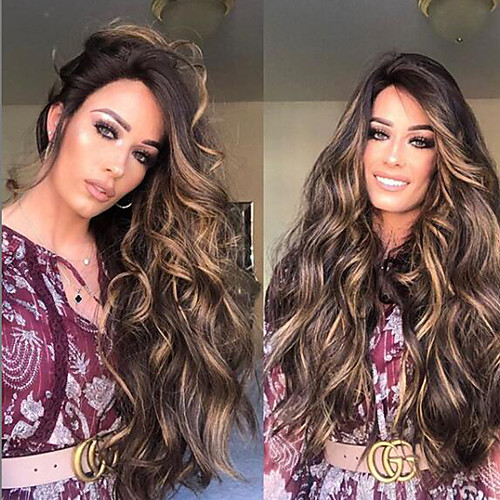 Synthetic Wig Curly Asymmetrical Wig Very Long Brown Synthetic Hair 26 inch Women's Classic Color Gradient Exquisite Brown
Synthetic Wig Curly Asymmetrical Wig Very Long Brown Synthetic Hair 26 inch Women's Classic Color Gradient Exquisite Brown
