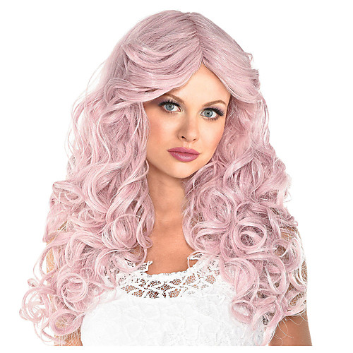 Cosplay Wig Dusty Rose Curly Asymmetrical Wig Long Pink Synthetic Hair Women's Anime Cosplay Exquisite Pink
Cosplay Wig Dusty Rose Curly Asymmetrical Wig Long Pink Synthetic Hair Women's Anime Cosplay Exquisite Pink