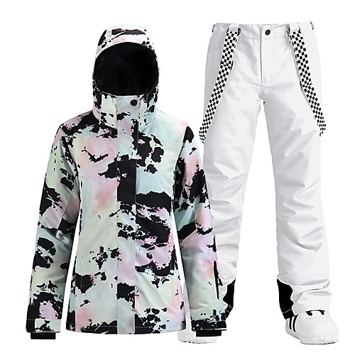 Women's Ski Jacket with Pants Skiing Snowboarding Winter Sports Waterproof Windproof Warm 100% Polyester Clothing Suit Ski Wear
Women's Ski Jacket with Pants Skiing Snowboarding Winter Sports Waterproof Windproof Warm 100% Polyester Clothing Suit Ski Wear